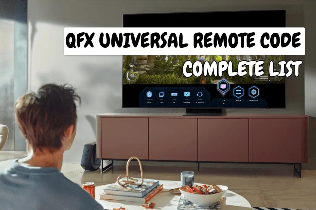 QFX Universal Remote Code Complete List