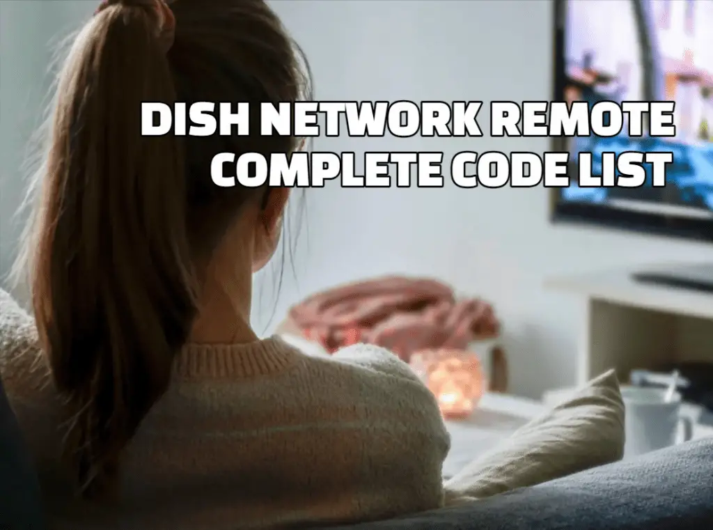 Dish Network Remote Codes For Vizio TV Complete List